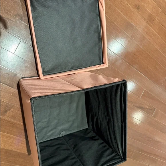 Peach Storage Cube Foldable - Picture 2 of 4
